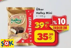 ÜLKER HALLEY MİNİ 198 G